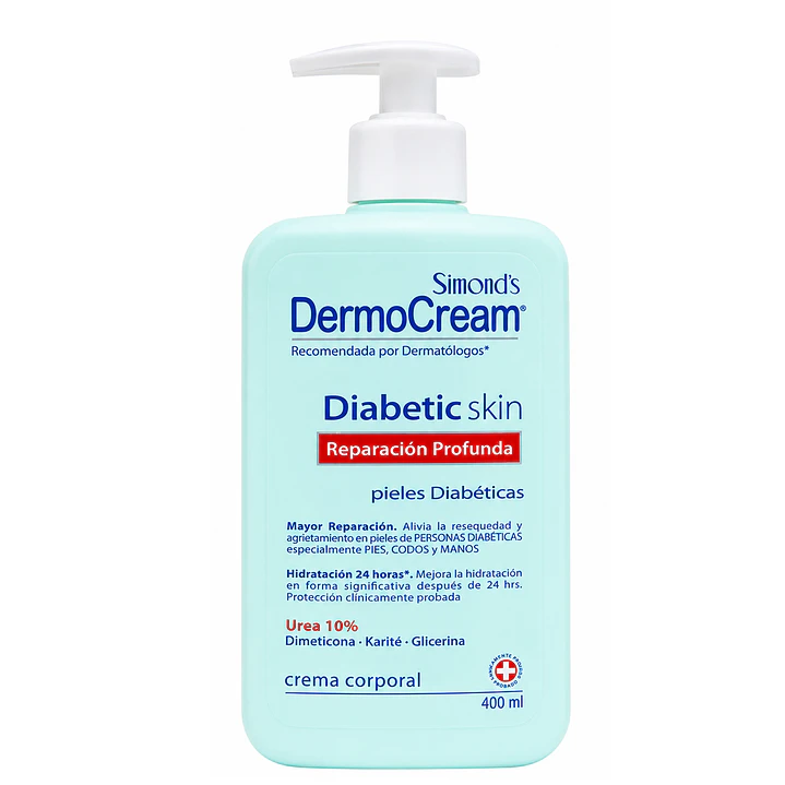 Crema Corporal Dermocream Diabetic Skin Simond's 400 Ml. 1