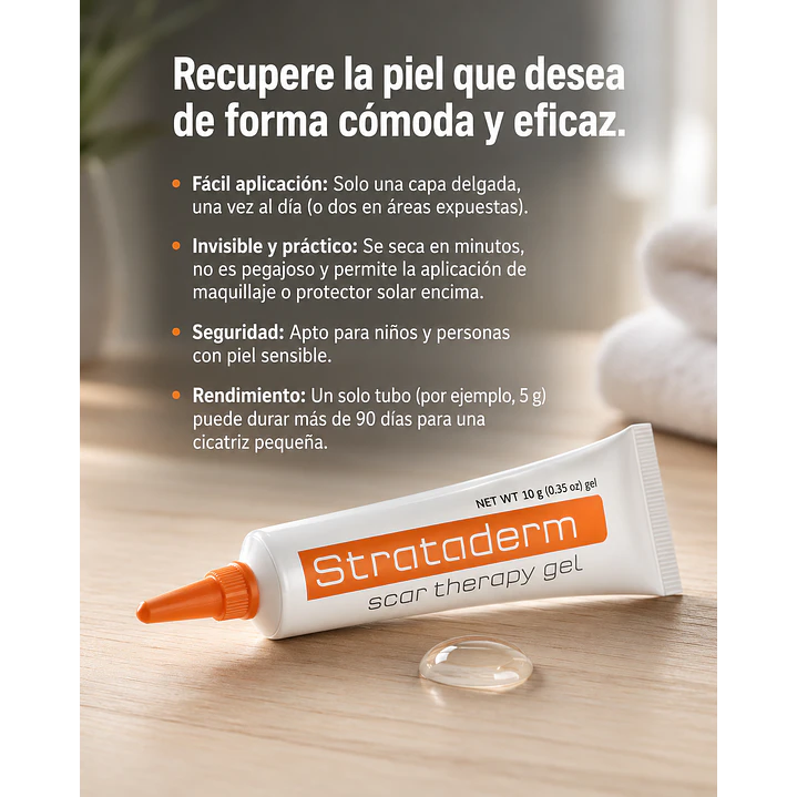 Strataderm Gel Tratamiento Profesional De Cicatrices 5g 6