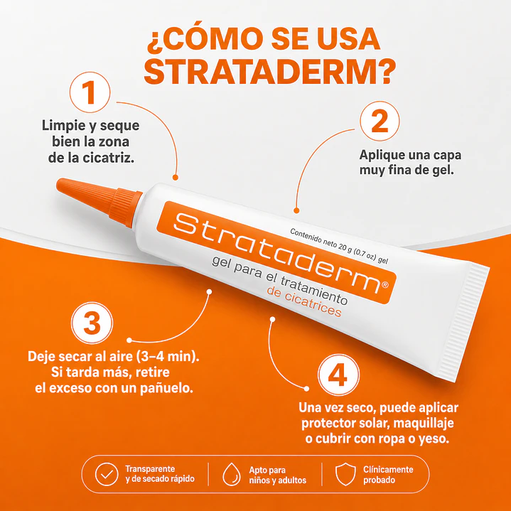 Strataderm Gel Tratamiento Profesional De Cicatrices 10g 5