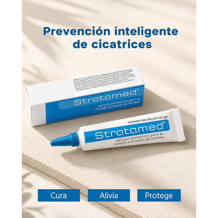 Stratamed Gel Cicatrizante para Heridas 20g 4
