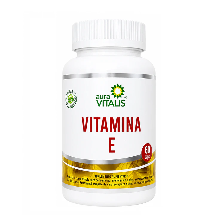 Vitamina E 60 Capsulas Sabor Natural A.v 1
