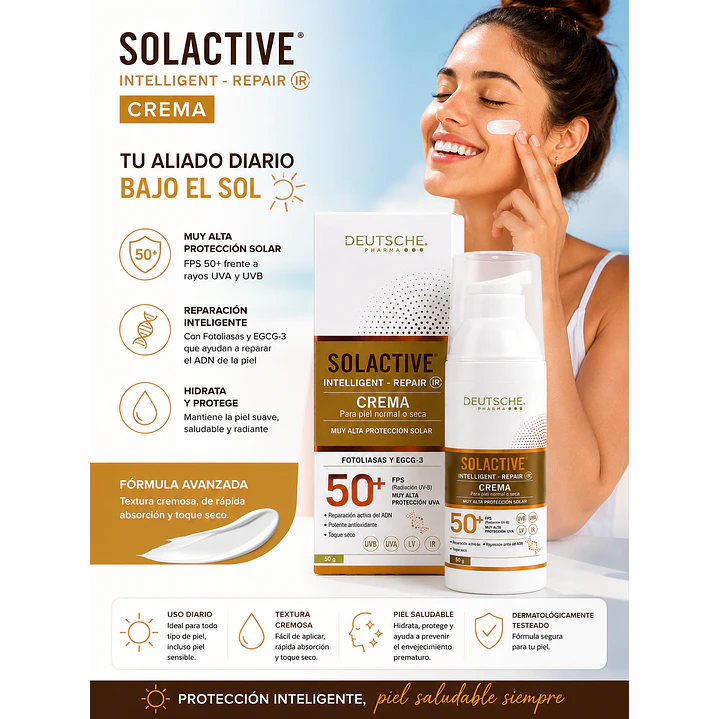 Protector Solar Solactive Intelligent Crema 50g  6