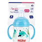 Vaso Mamadera Antiderrame Con Boquilla Nuby +4m 9oz 270ml   - Miniatura 1