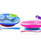Plato Térmico Nuby Pink Baby Con Ventosa - Miniatura 2