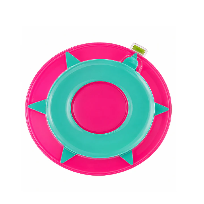 Plato Térmico Nuby Pink Baby Con Ventosa 7