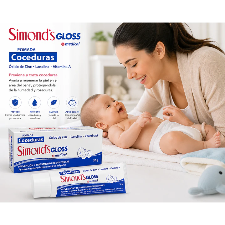 Simonds Gloss Pomada Coceduras 30g 5