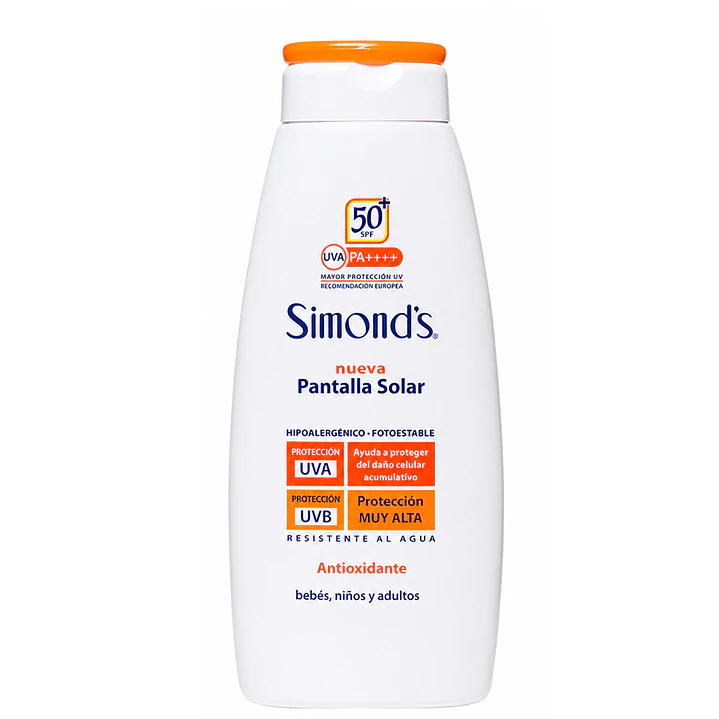 Pantalla Solar Antioxidante Simond’s SPF50+ 200ml 1