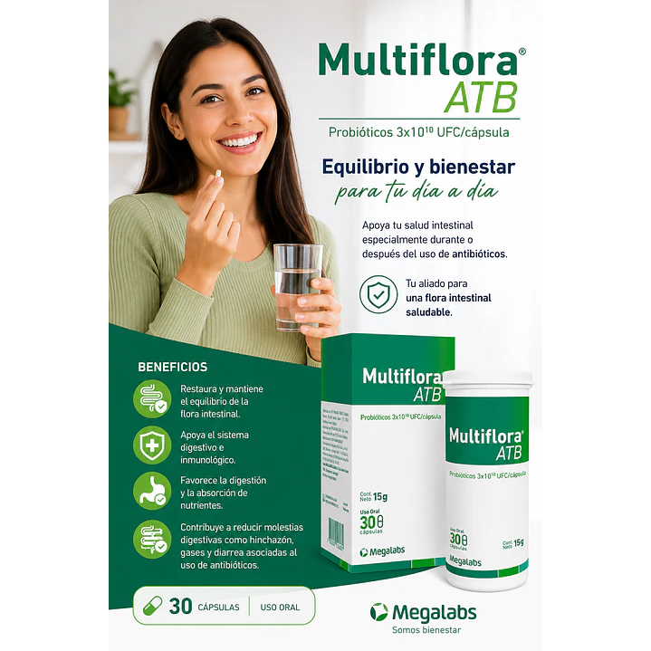 Multiflora Atb Probioticos X30 Capsulas  5