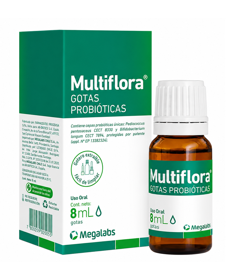 Multiflora Gotas Probioticas 8ml Sabor Sin Sabor