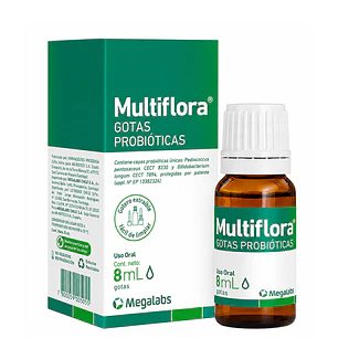 Multiflora Gotas Probioticas 8ml Sabor Sin Sabor