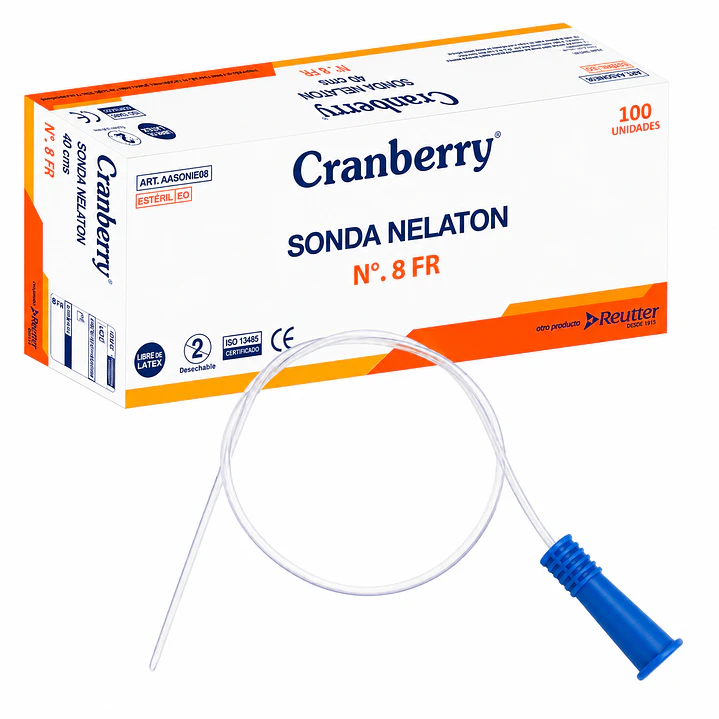 Sonda Nelaton 40cm Cranberry Caja x100 12