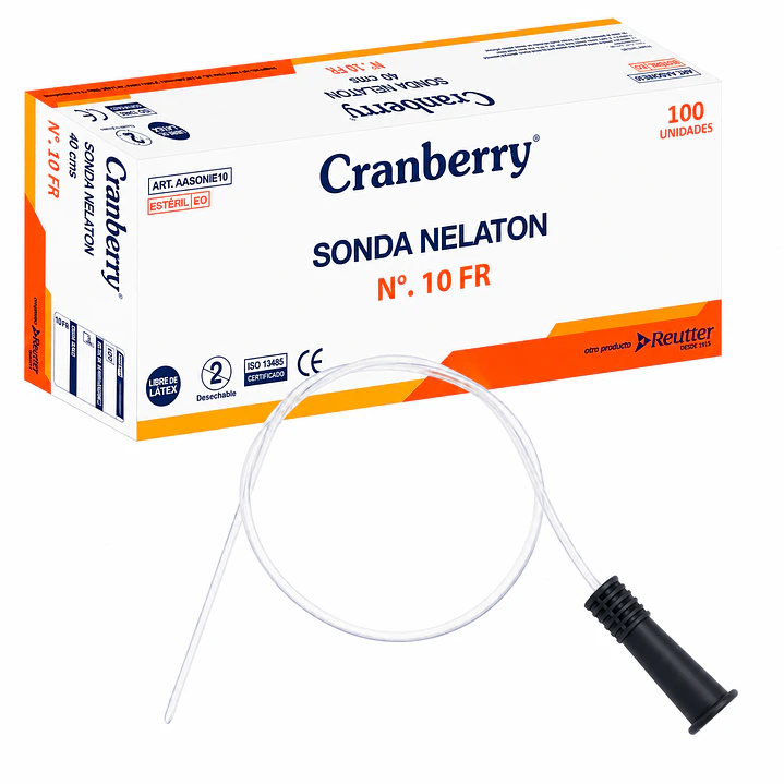 Sonda Nelaton 40cm Cranberry Caja x100 14