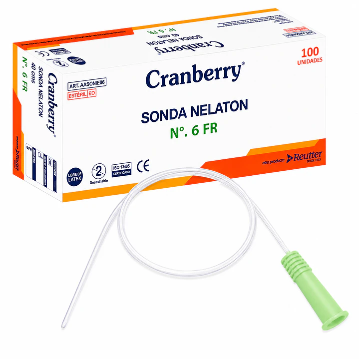 Sonda Nelaton 40cm Cranberry Caja x100 11