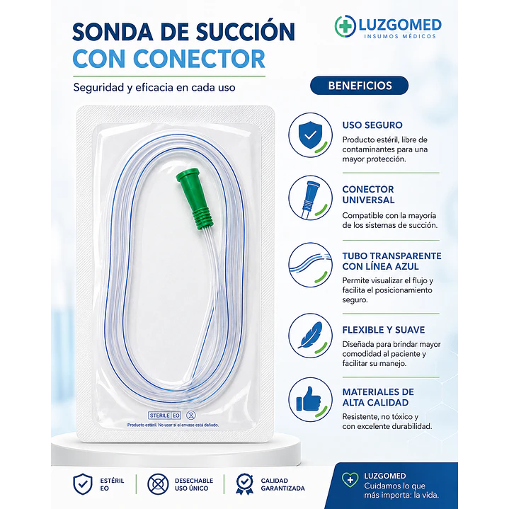 Sonda Nasogastrica Levin Caja x 100 7
