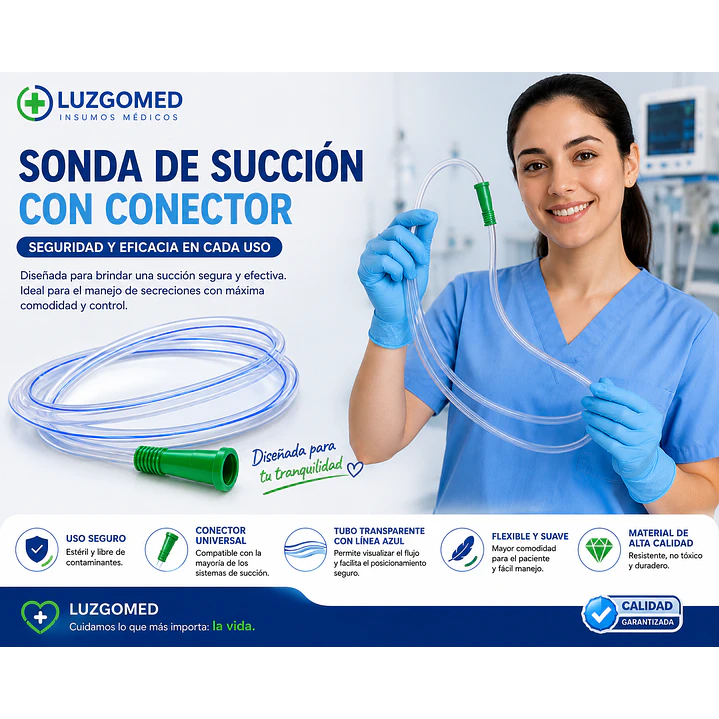 Sonda Nasogastrica Levin Caja x 100 8