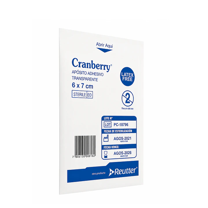 Aposito Transparente Cranberry 6x7 Caja x 50 5