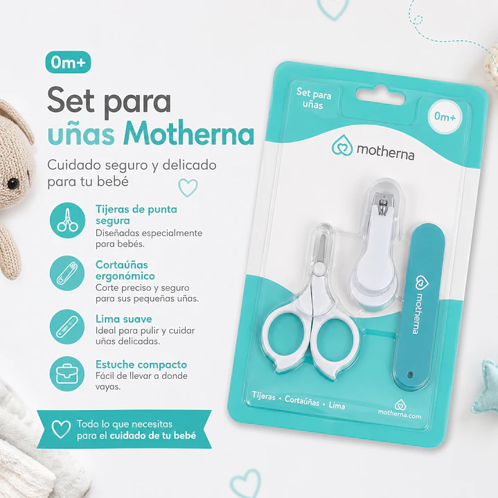Set Para Uñas Motherna Color Blanco  6