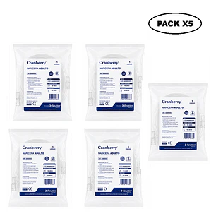 Canula Nasal De Oxigeno Naricera Bigotera Adulto Pack x 5