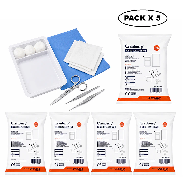 Kit De Curación Estandar Esteril Pack x 5 1