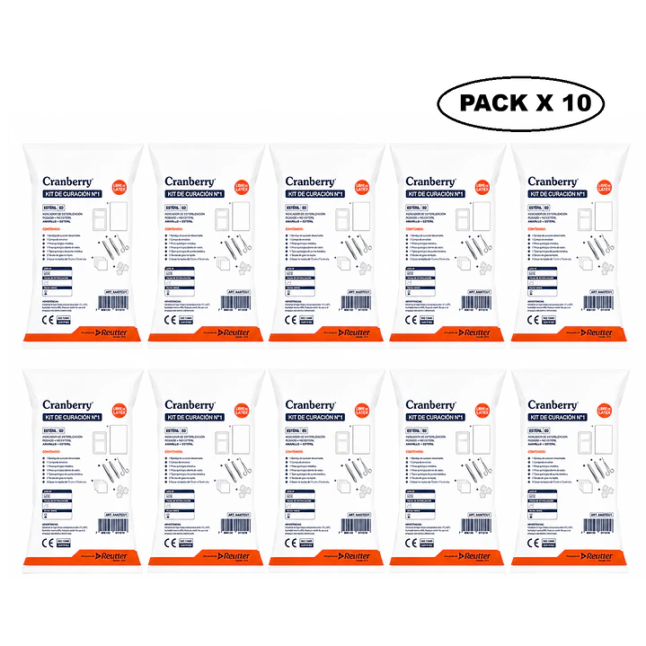 Kit De Curación Estandar Esteril Pack x 10 1