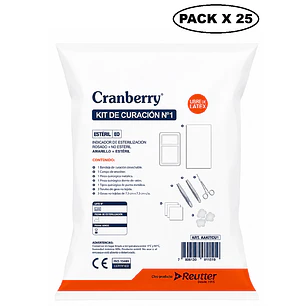 Kit De Curación Estandar Esteril Pack x 25
