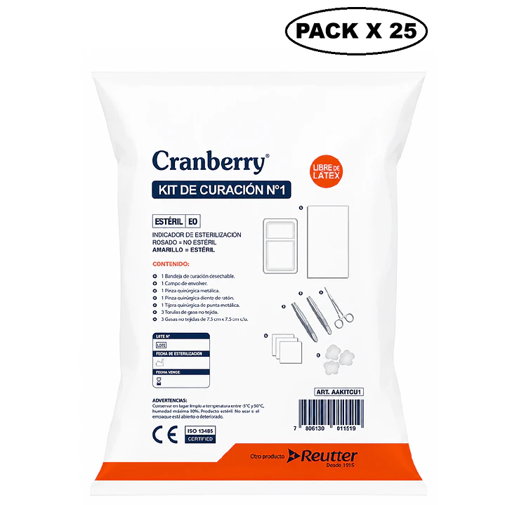 Kit De Curación Estandar Esteril Pack x 25 1