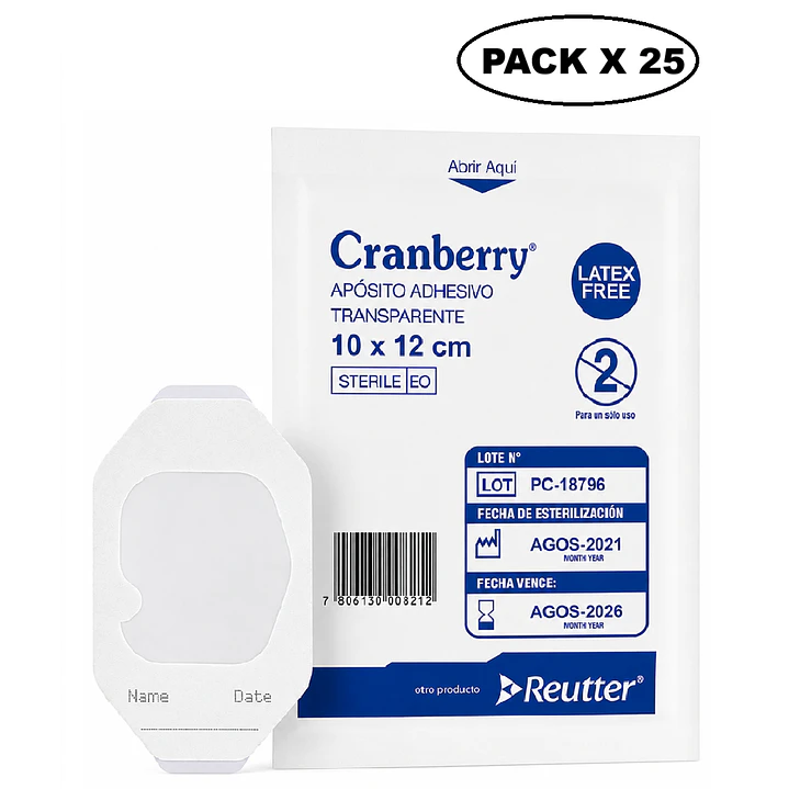 Aposito Transparente Cranberry 10x12 Pack x 25 1
