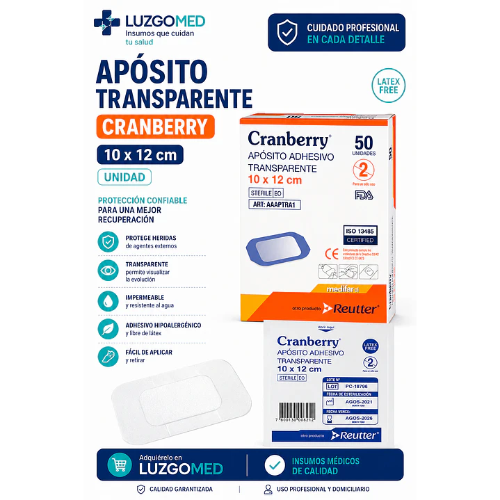 Aposito Transparente Cranberry 10x12 Caja x 50 6