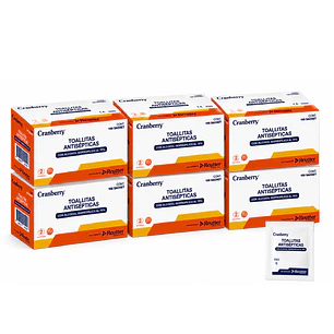 Toallitas Antisépticas Con Alcohol 70% Pack X6 Cajas 