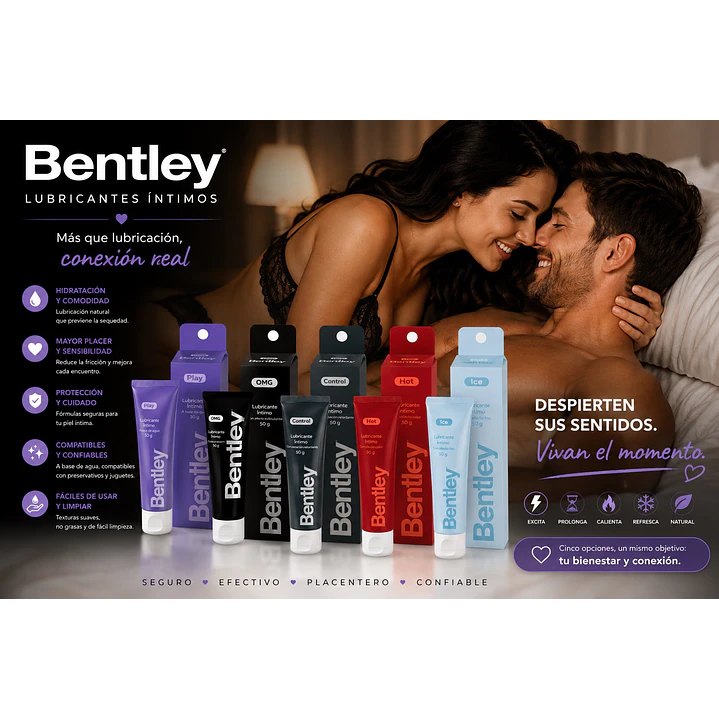 Pack 5 Gel Lubricante Intimo Efecto Hot Ice Play Control Omg 4