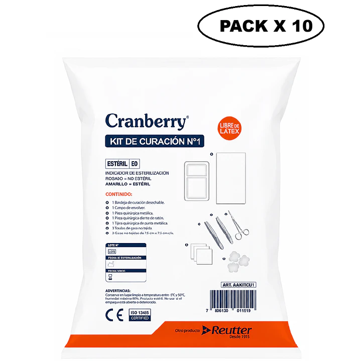 Kit De Curación Estandar Esteril Pack x 10 1