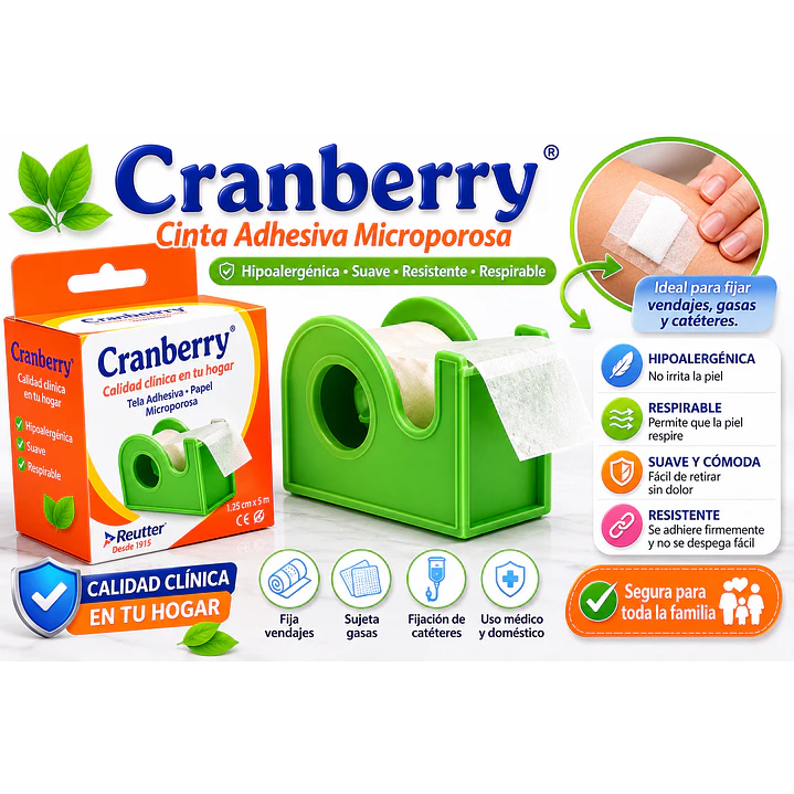 Tela Adhesiva Papel Microporosa + Disp 2.5cmx9m 3