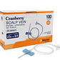 Mariposa Scalp Vein Cranberry 23g X 3/4 Caja x 100 - Miniatura 2