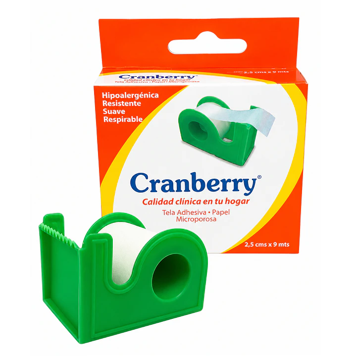 Tela Adhesiva Papel Microporosa + Disp 2.5cmx9m 2