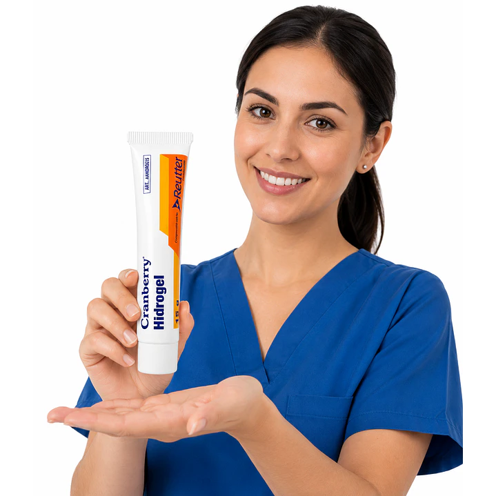 Aposito Hidrogel Heridas Curaciones Cranberry Tubo 15gr 7