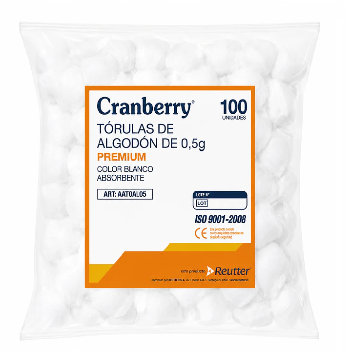 Torulas De Algodon 0.5g X100 1