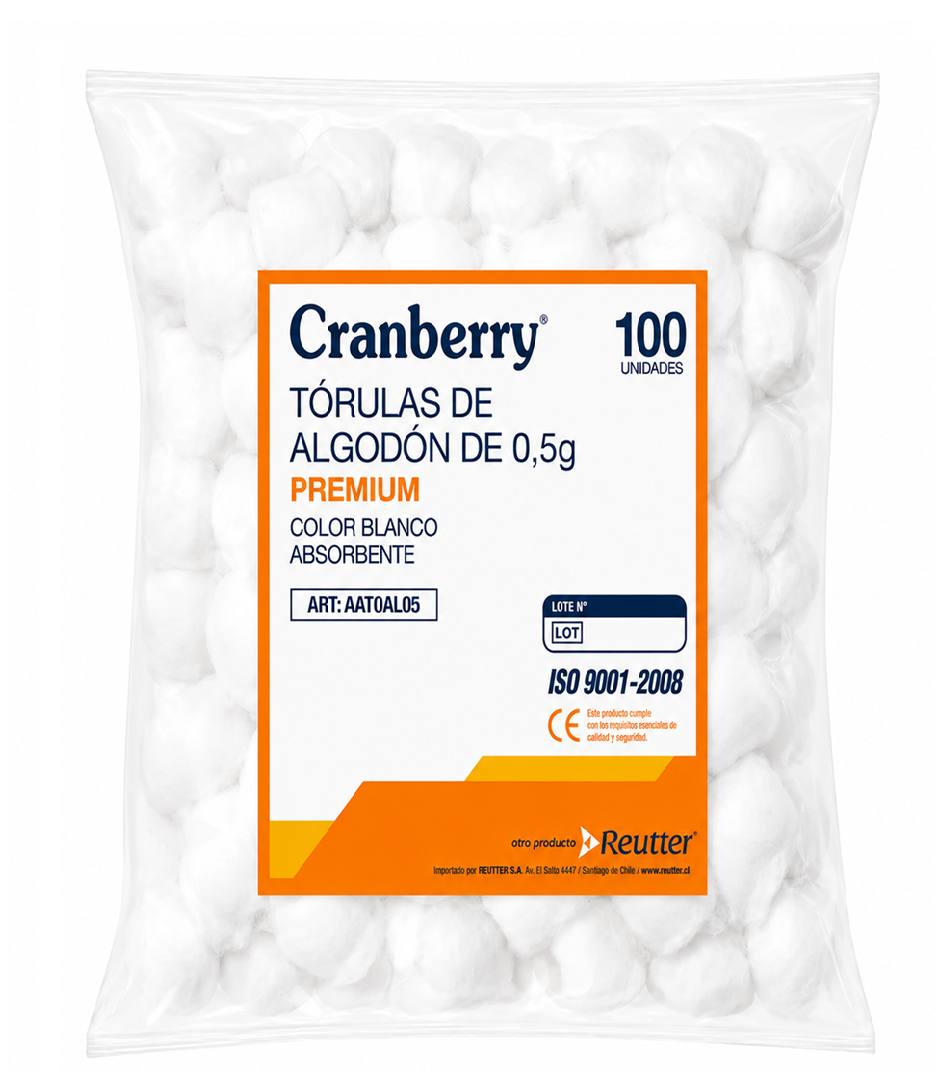 Torulas De Algodon 0.5g X100