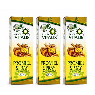 Promiel Propoleo Miel Spray 30ml Garganta Irritacion Bucal Pack x3