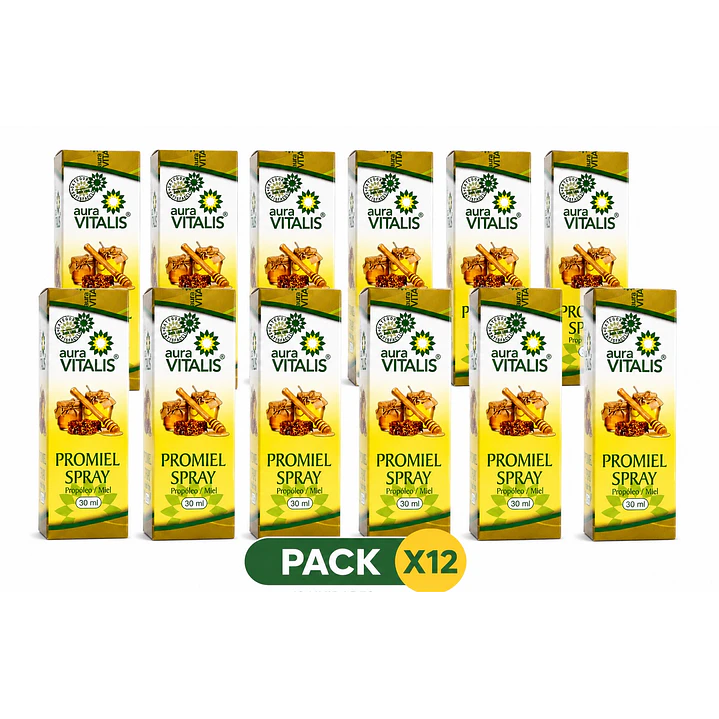 Promiel Propoleo Miel Spray 30ml Garganta Irritación Bucal Pack x12 1