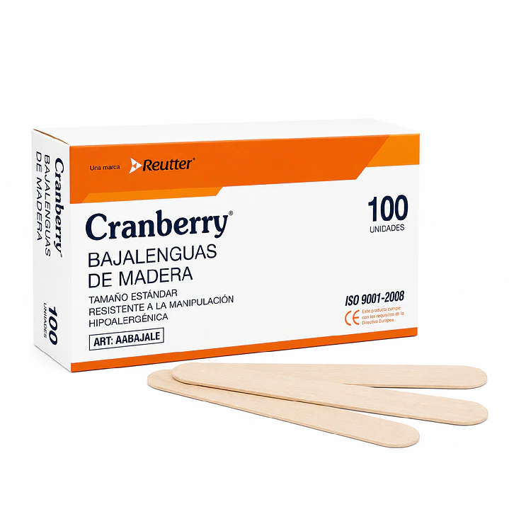 Bajalenguas Madera Cranberry X100 2