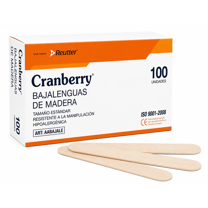 Bajalenguas Madera Cranberry X100 1