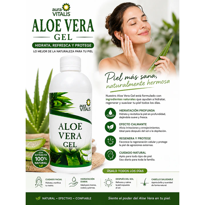 Aloe Vera Gel Aura Vitalis 1 Litro 4
