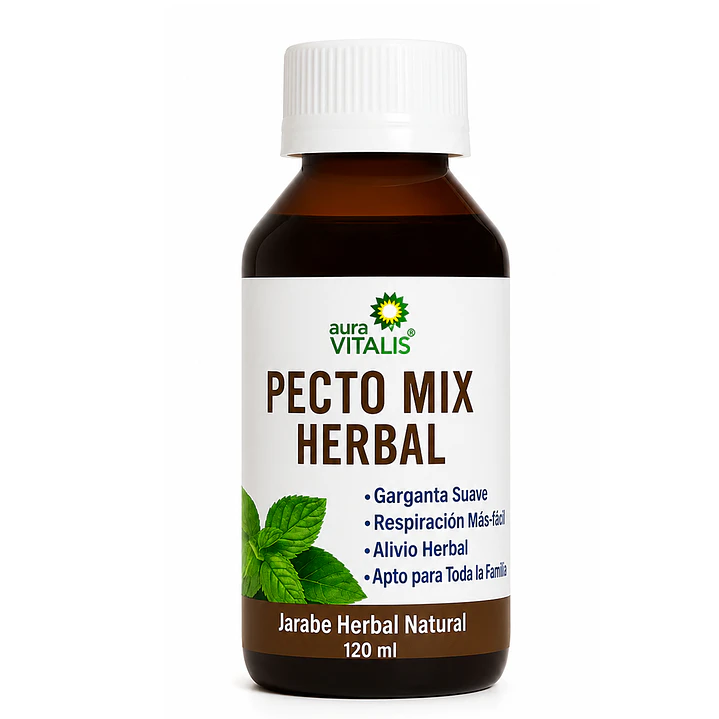 Pecto Mix Herbal Jarabe 150 g Aura Vitalis 1
