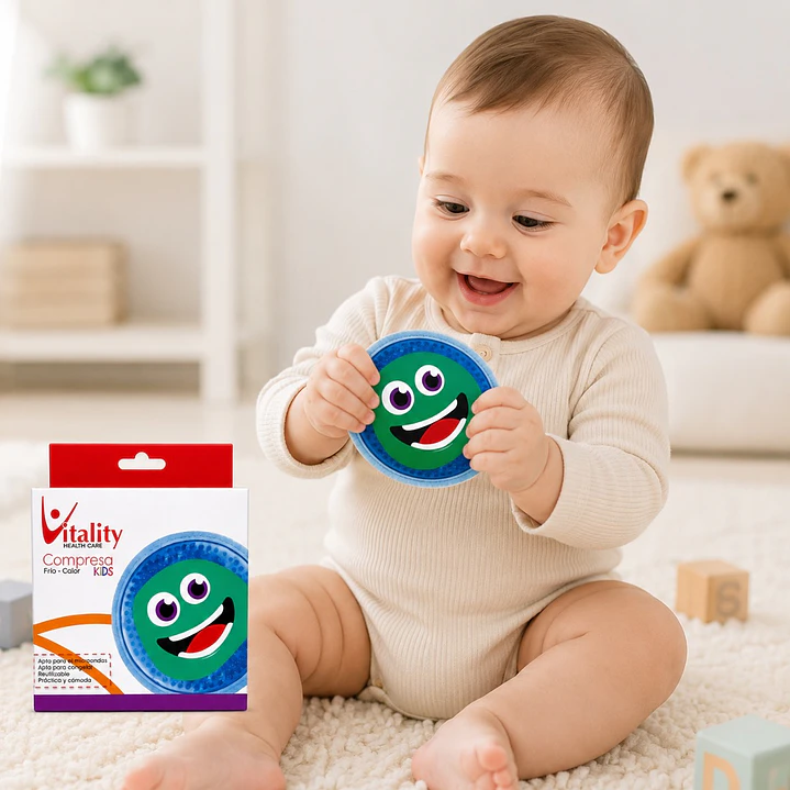 Compresa Redonda Kids 10 cm Vitality Pack x2 4