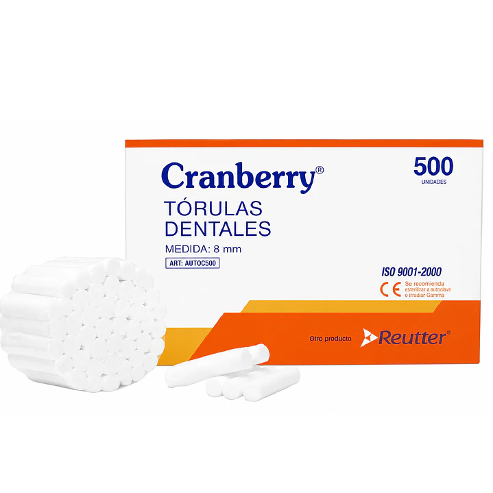 Torulas Dentales Cranberry X500 Unidades 1