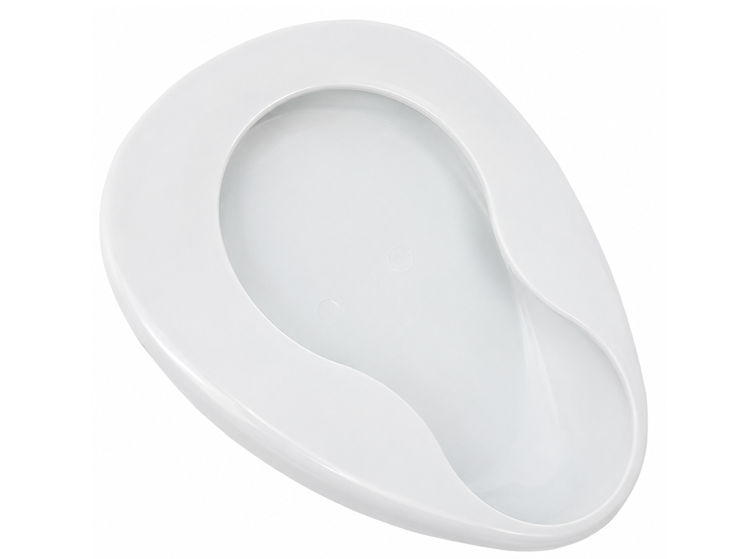 Bandeja Urinario Chata Unisex Plastico Cranberry