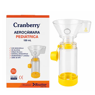Aerocamara Pediátrica Doble Válvula 150ml 