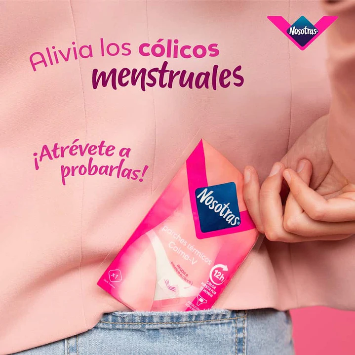 Nosotras Parches Térmicos Calma-V Caja x3 | Alivio Menstrual 8