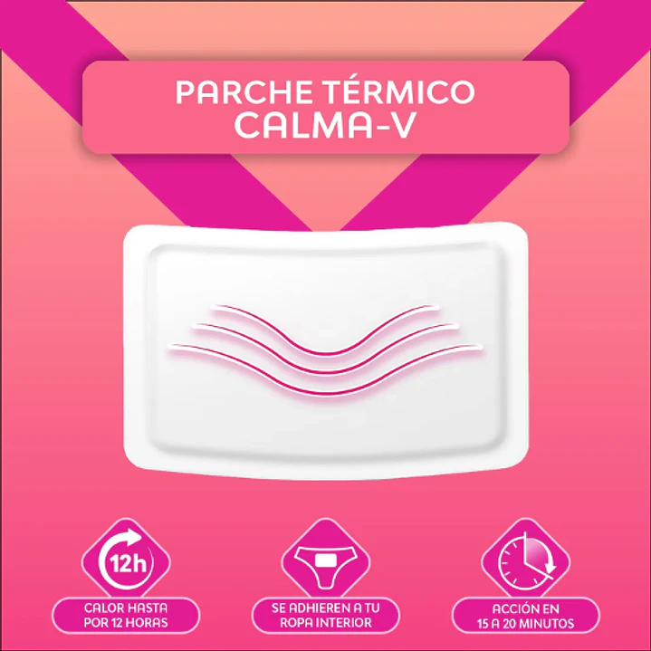 Nosotras Parches Térmicos Calma-V Caja x3 | Alivio Menstrual 6