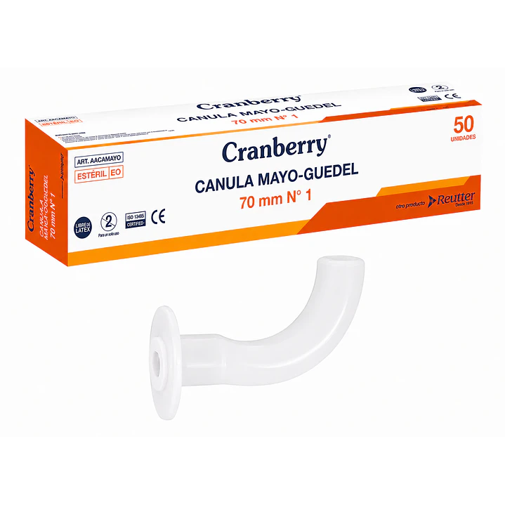 Cánula Mayo Guedel Caja x50 12